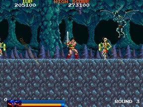 une photo d'Ã©cran de Rastan Saga sur Arcade